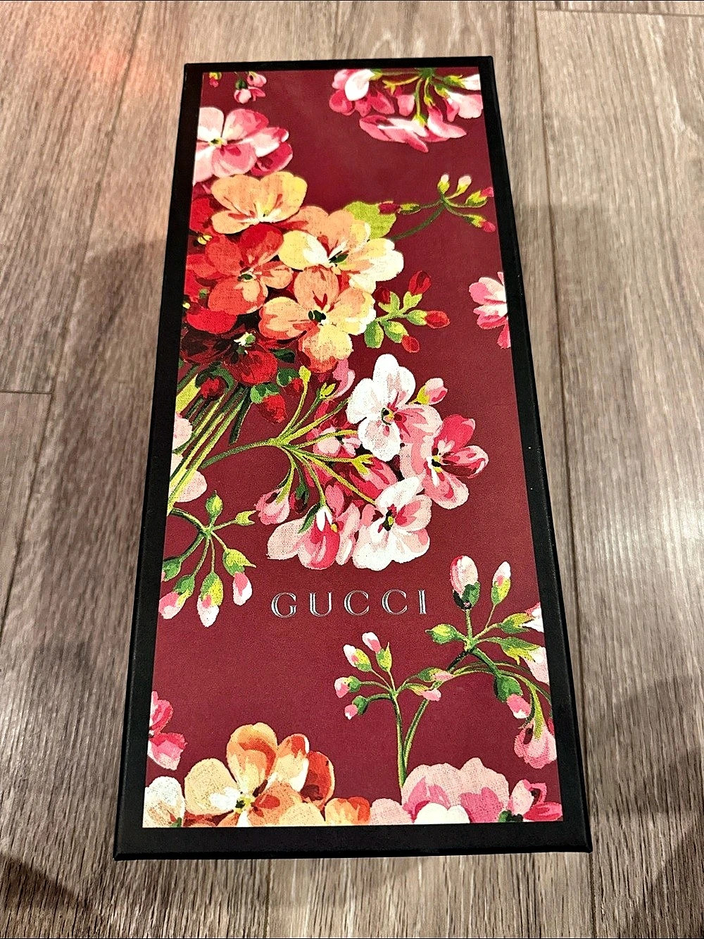 Gucci Flora Bloom Empty Shoe Box Floral Red & Pink